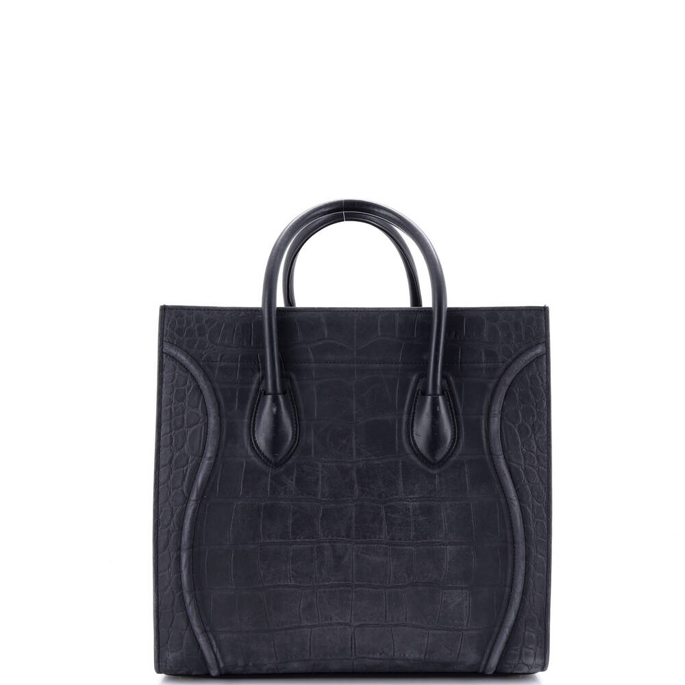 Celine Phantom Bag Crocodile Embossed #247796C15B - Picture 3 of 7